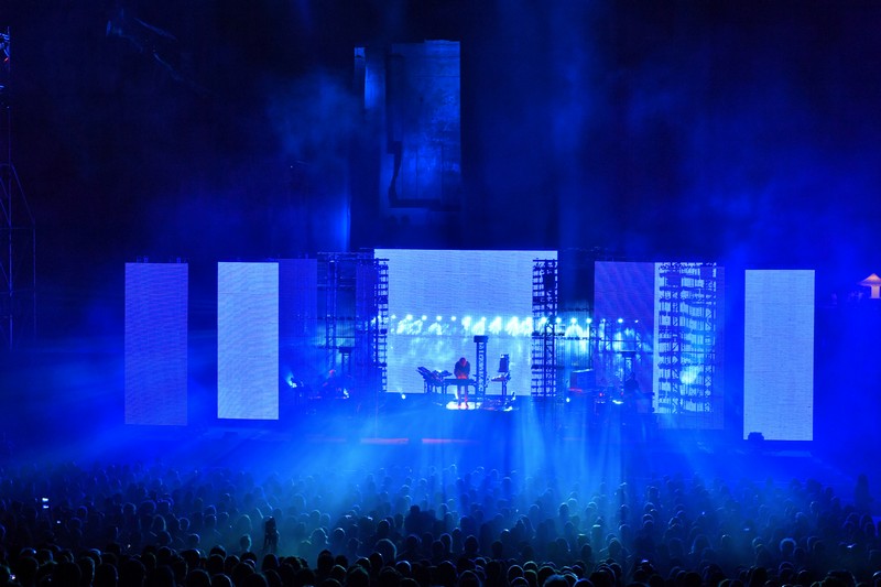 Jean Michel Jarre at Baalbeck Festival
